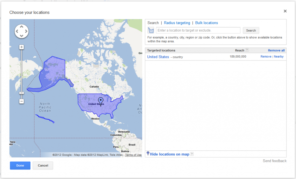 Adwords Location Targeting United States Adwords Location Targeting United States