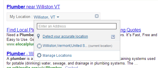 Change Yahoo Location Change Yahoo Location