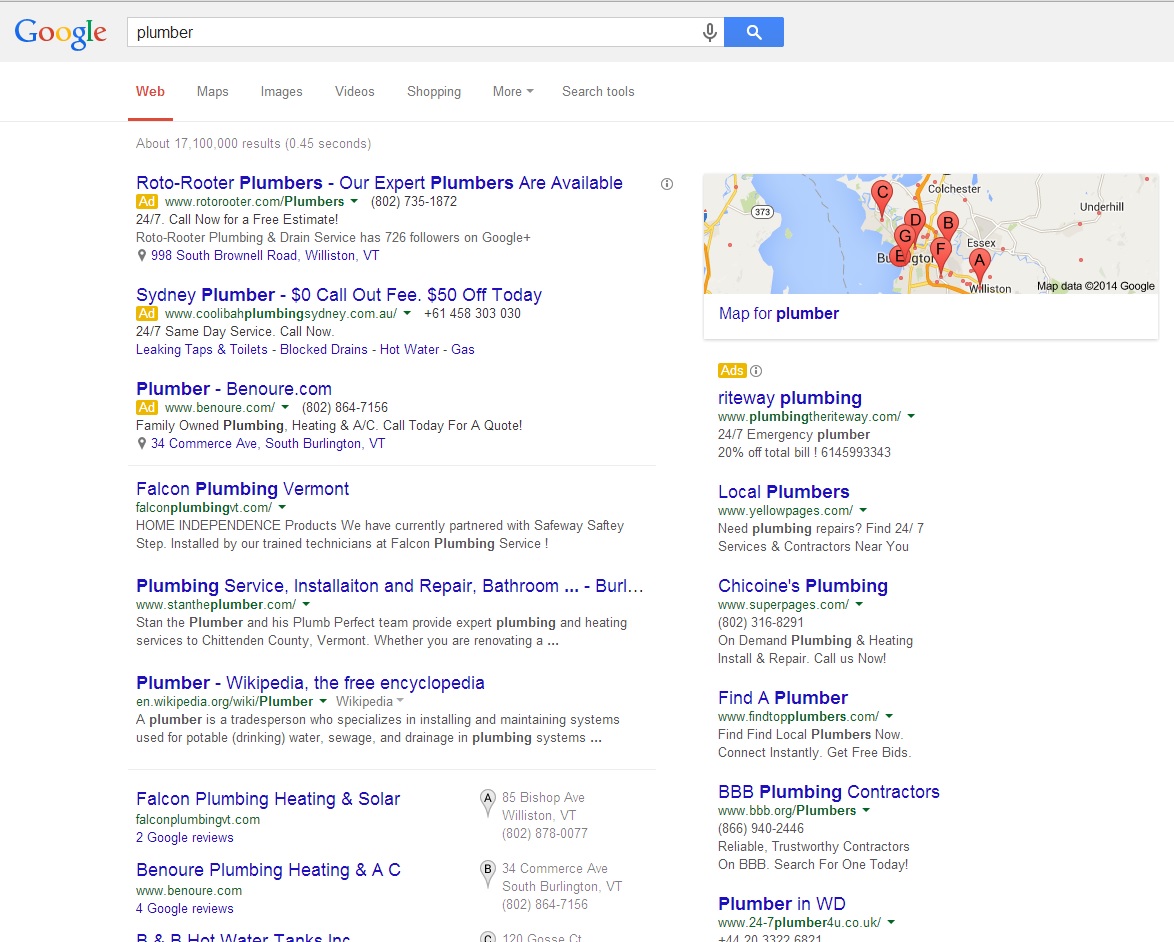 Google Ad Appearance Change 2014