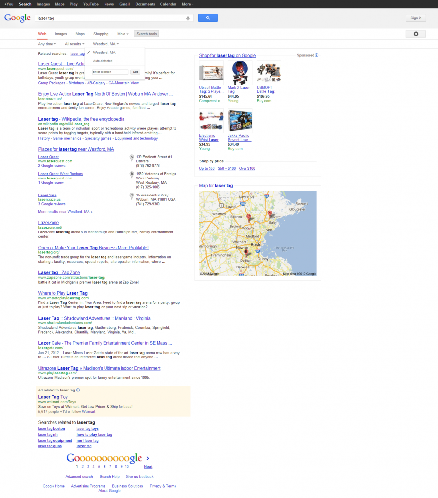 Google Laser Tag Google Laser Tag