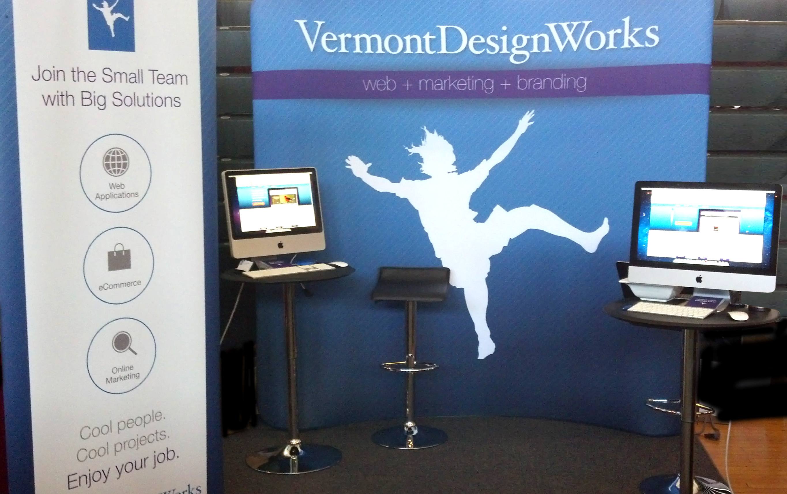 Vermont Design Works Tech Jam Booth