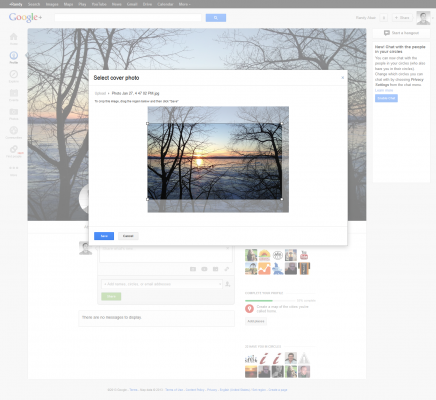 Selecting & Cropping Google Plus Cover Selecting & Cropping Google Plus Cover
