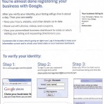 Google Places Postcard Verification