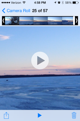 iPhone Video iOS7