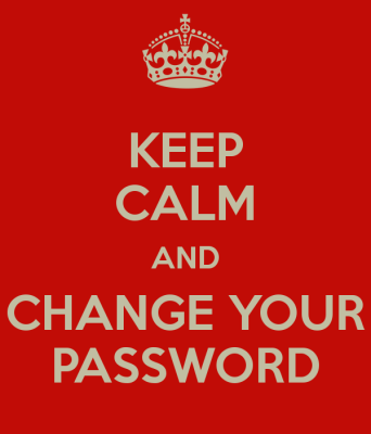 Keep Calm and Change Your Password